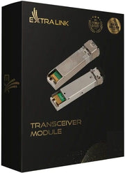 Extralink SFP+ 10G 2-pack | Module SFP+ | 10Gbps, LC/UPC, 850nm, 300m, multimode, DOM, Dédié a HP/Aruba
