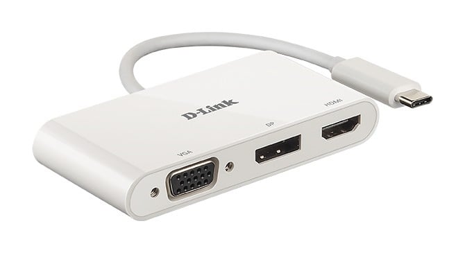 D-LINK USB-C 3-en-1 Adapter