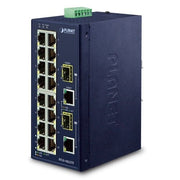 PLANET IFGS-1822TF commutateur réseau Non-géré Fast Ethernet (10/100) Bleu