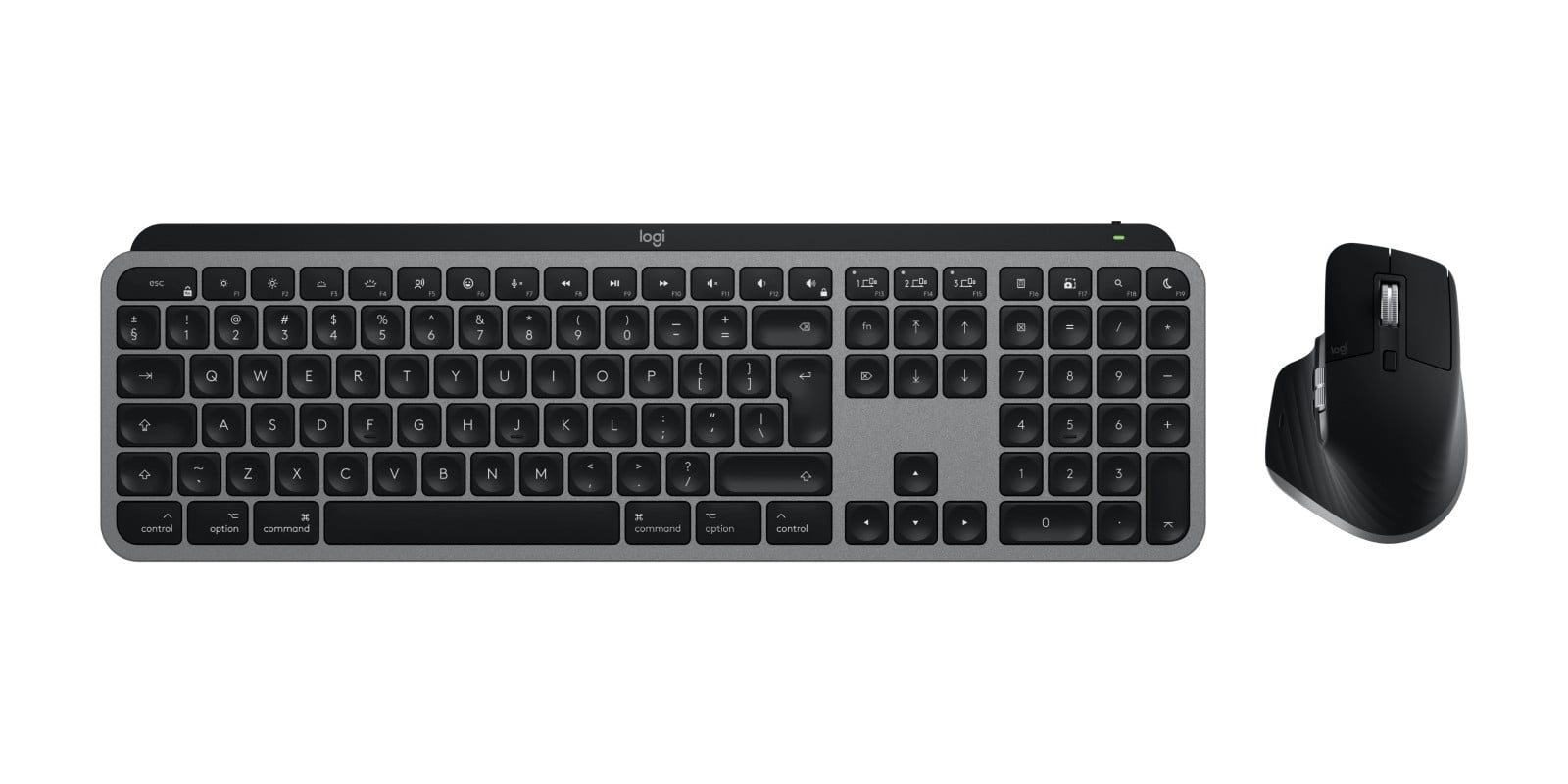 Logitech 920-012845 MX Keys S Combo pour Mac Gris Espace
