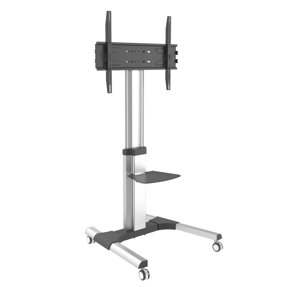 "Techly ICA-TR156 Support TV mobile 50-92"" jusqu'a 70kg étagere AV réglable"
