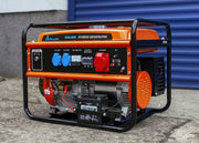 Extralink EX.30370 groupe électrogene 5000 W 25 L Essence Noir, Orange