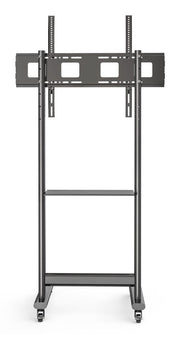 Techly ICA-TR74 Support TV mobile 50-90” jusqu'a 70kg étagere AV réglable