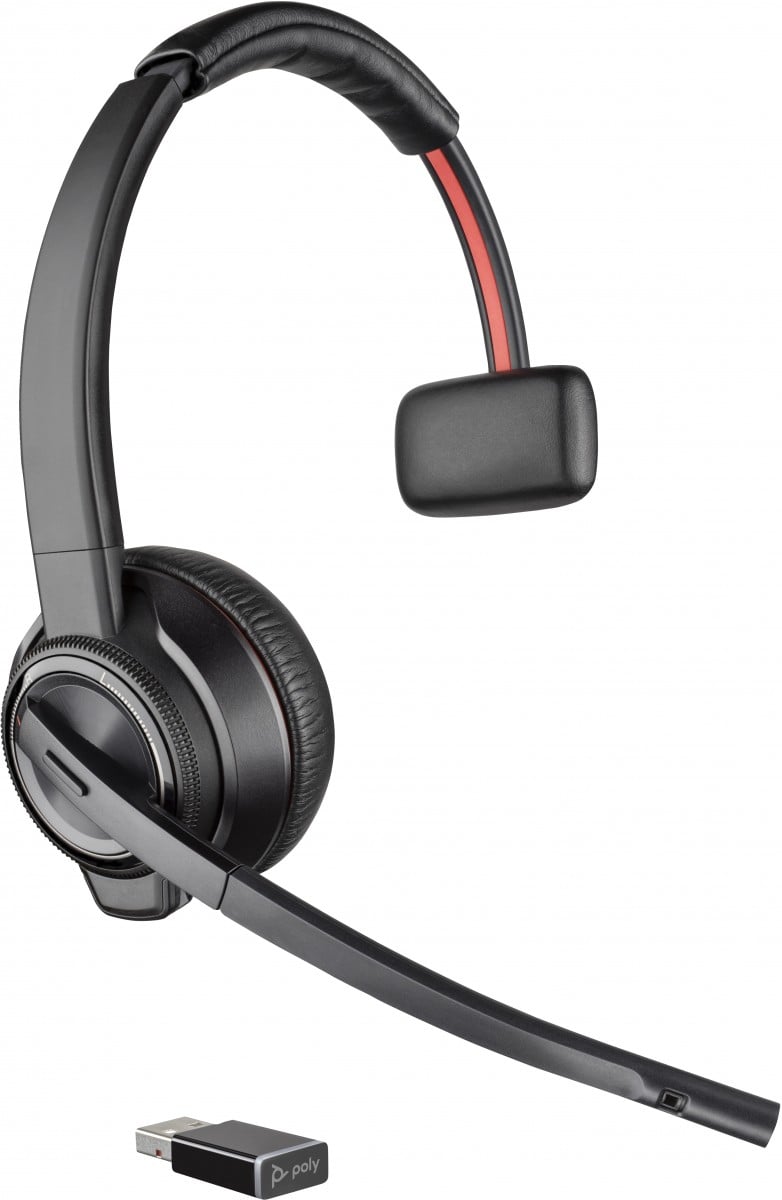 POLY SAVI W8210-M Casque sans fil TEL/PC/GSM 1 écout.