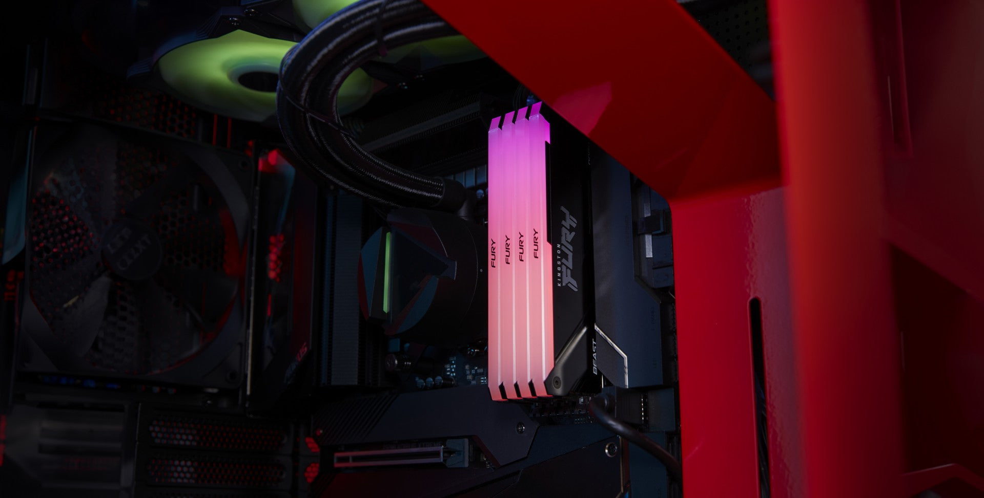 KINGSTON 32Go 3200MT/s DDR4 CL16 DIMM Kit of 2 FURY Beast RGB