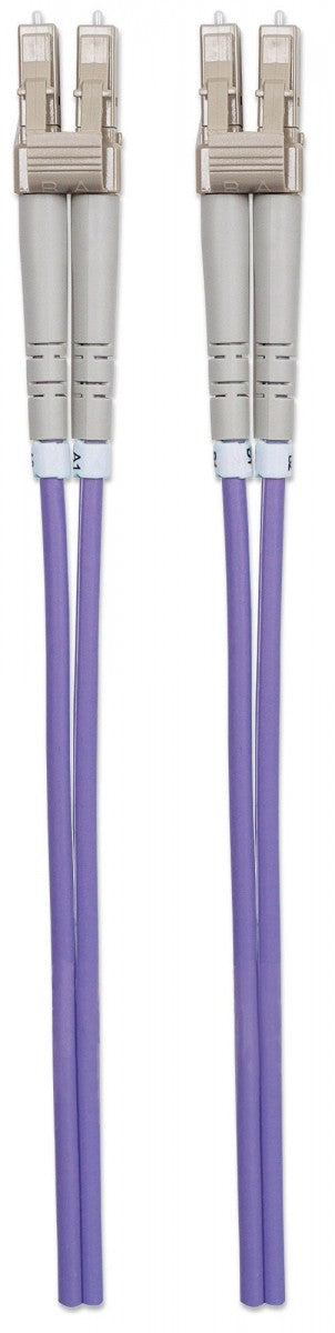 Intellinet 750875 câble de fibre optique 1 m LC OM4 Violet