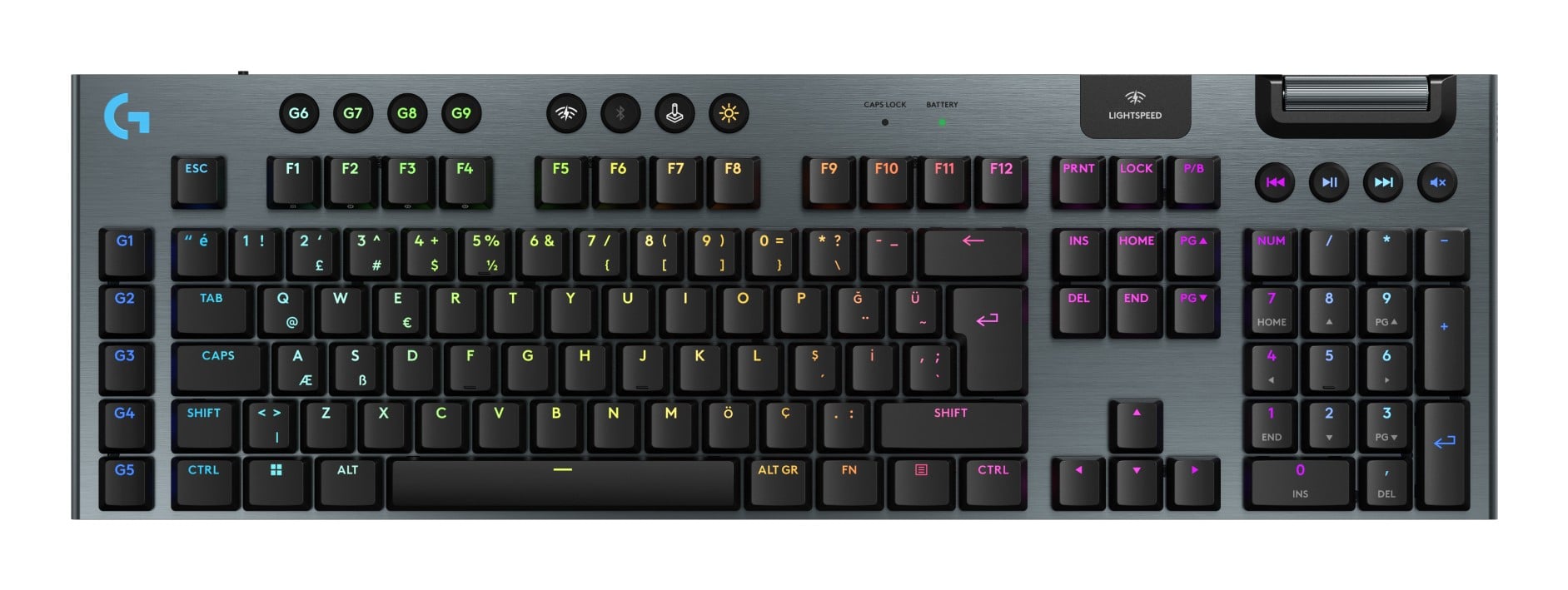 Logitech 920-012676 G915 X Lightspeed Clavier de jeu sans fil noir