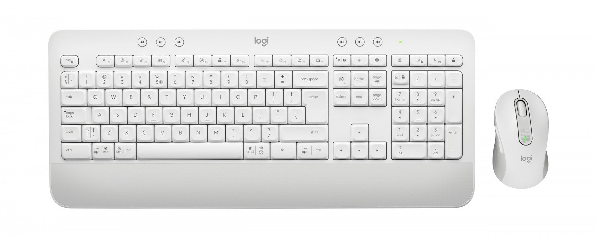 Logitech Signature MK650 Combo for Business clavier Souris incluse Bureau Bluetooth QWERTZ Allemand Blanc