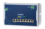 PLANET Industrial 8-Port Wall-mount Switch WGS-4215-8P2X Géré L2+ Gigabit Ethernet (10/100/1000) Connexion Ethernet, supportant l'alimentation via ce port (PoE)