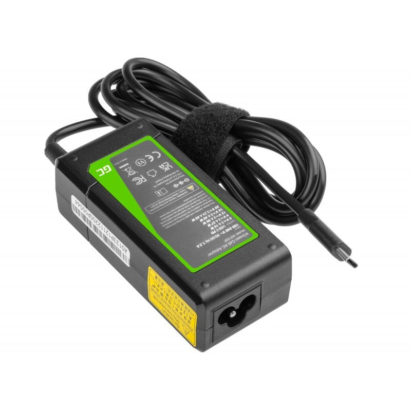 Green Cell AD133P Adaptateur USB-C 45W pour ordinateurs portables, tablettes, téléphones