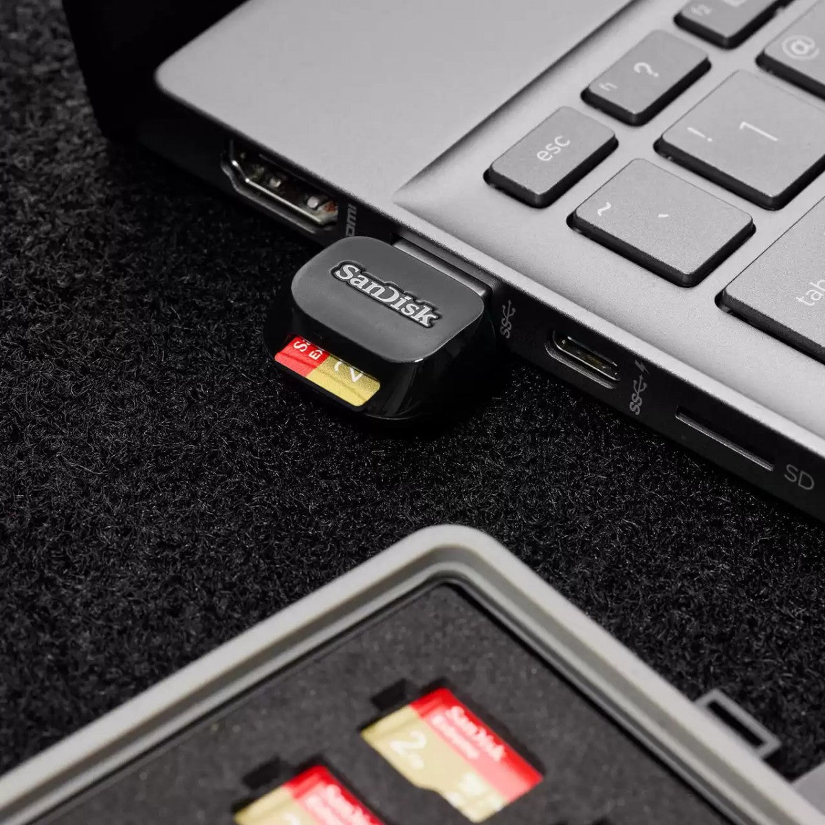 QuickFlow microSD Card USB-A Reader