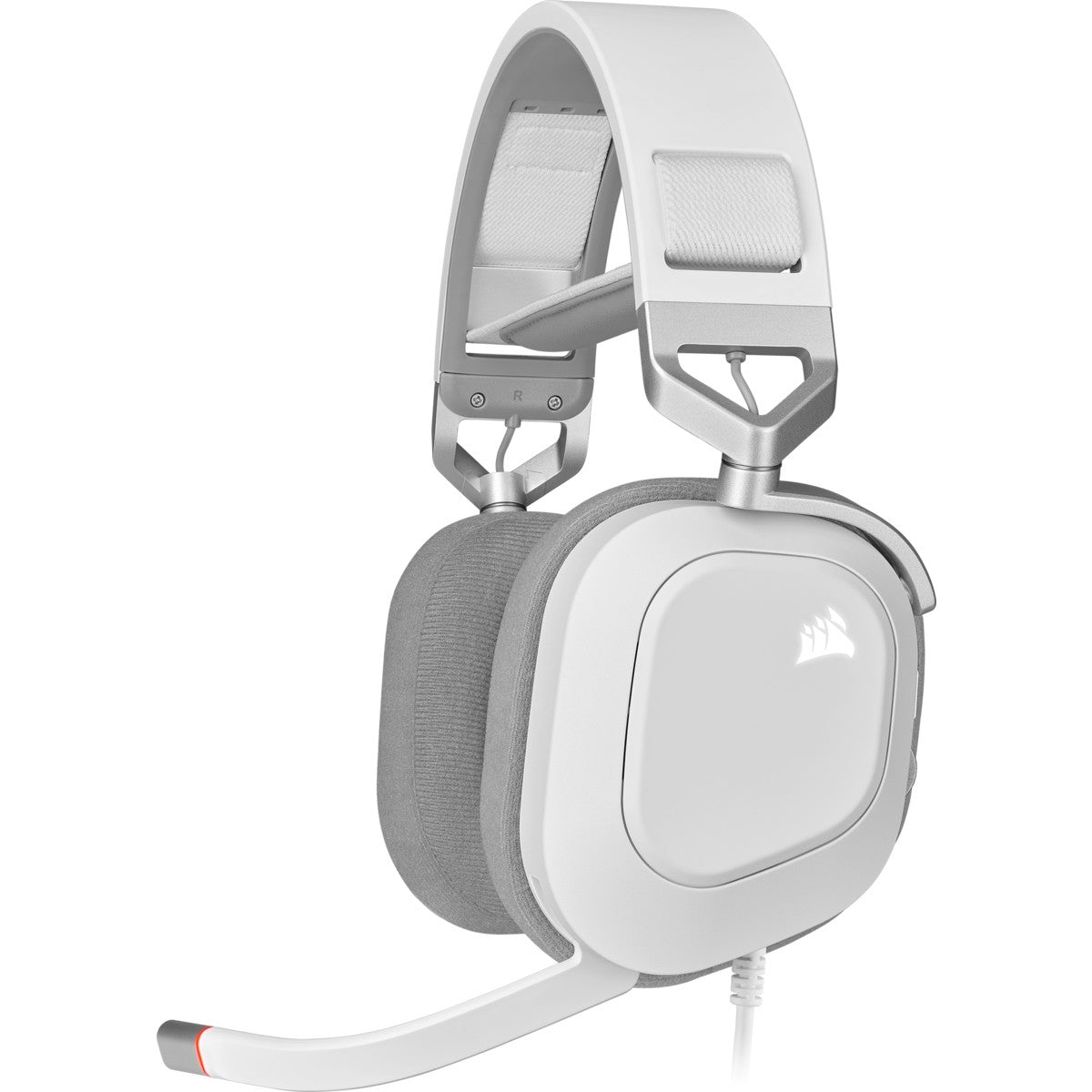 Corsair HS80 RGB USB Casque Avec fil A la main Gaming Blanc