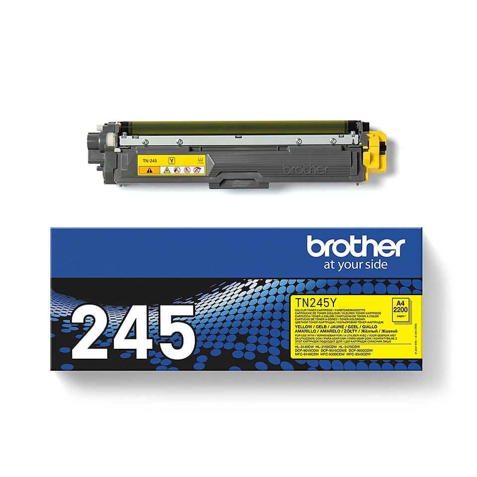 BROTHER TN245Y HL-3140CW/3150CDW/3170CDW toner jaune haute capacité 2.200 pages pack de 1