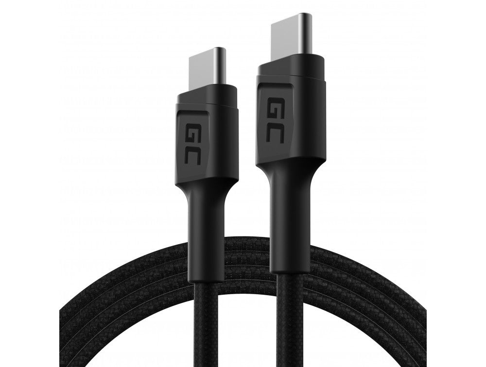 Green Cell KABGC30 câble USB 1,2 m USB 2.0 USB C Noir