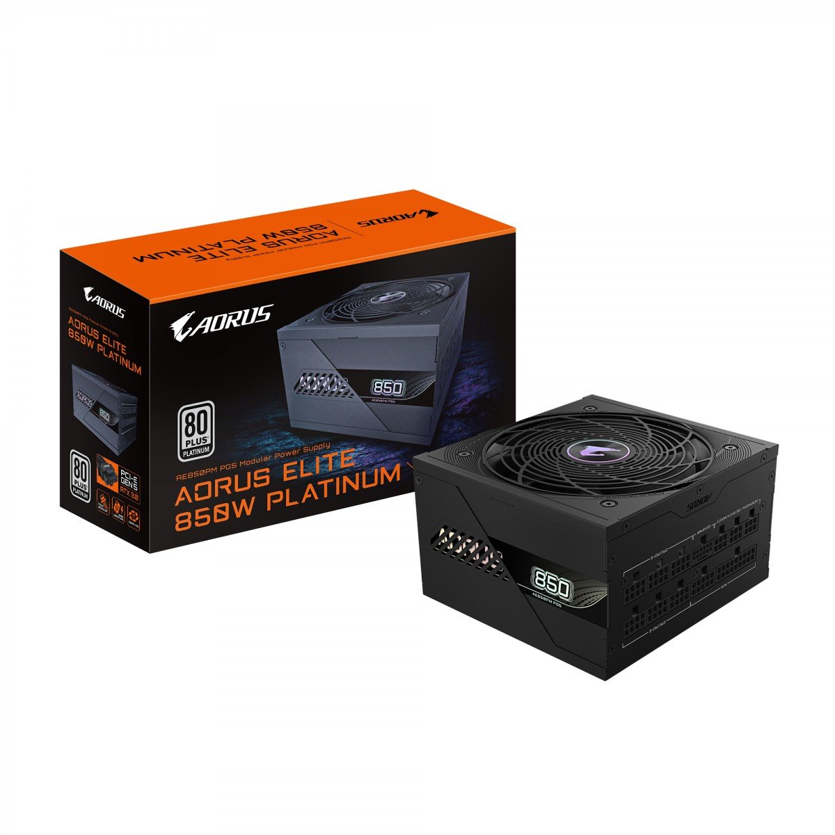 GIGABYTE AORUS ELITE P850W unité d'alimentation d'énergie 850 W 20+4 pin ATX Noir