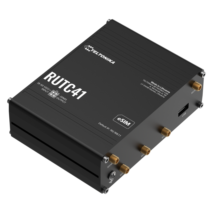 TELTONIKA NETWORKS RUTC41 4G/LTE WiFi DUAL-BAND Edge Router with Docker Support