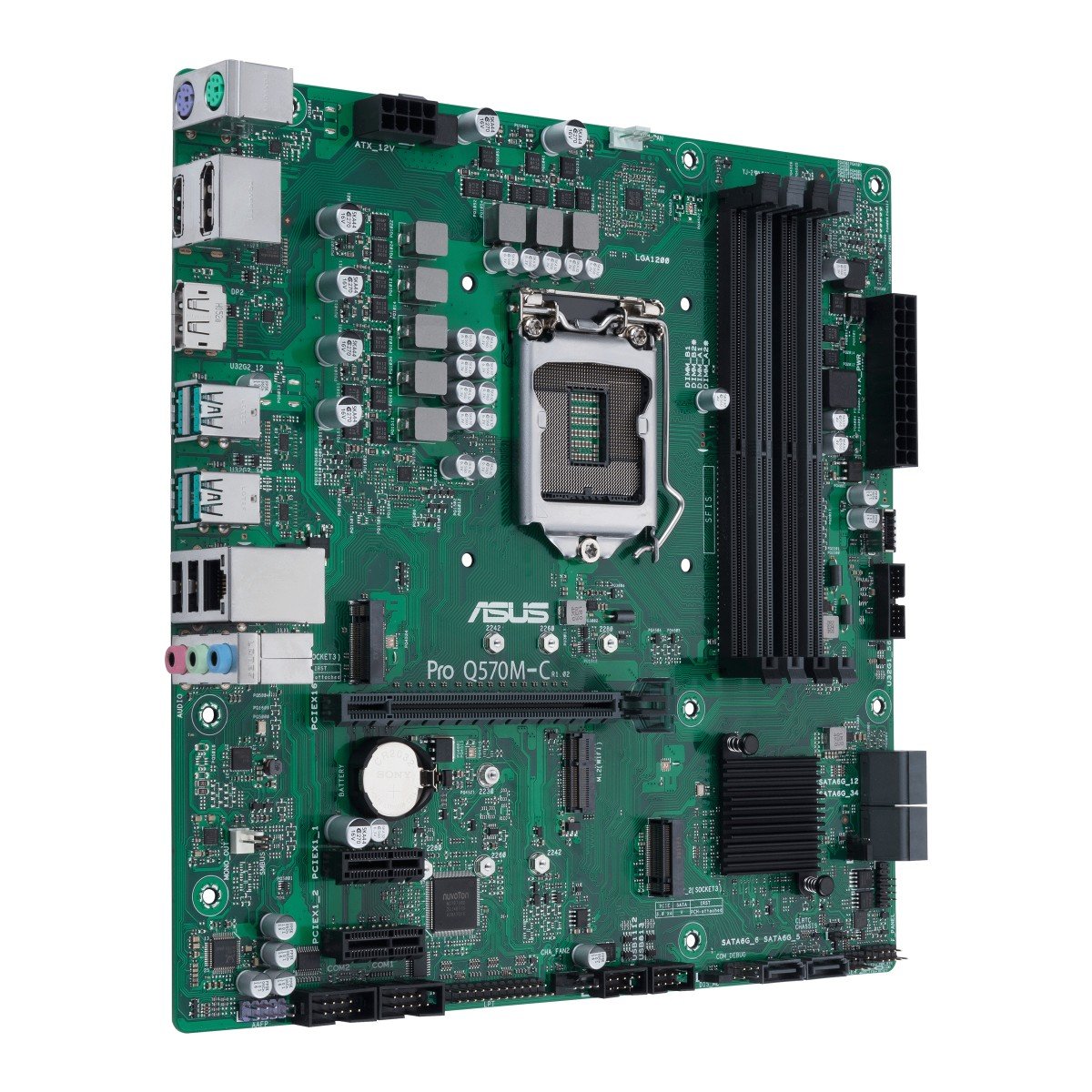 ASUS PRO Q570M-C/CSM - Intel - LGA 1200 - Intel® Celeron® - Intel® Core™ i3 - Intel® Core™ i5 - Intel® Core™ i7 - Intel® Core™ i9 - Intel® Pentium® - DDR4-SDRAM