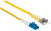 Intellinet 474016 câble de fibre optique 1 m LC ST OS2 Jaune