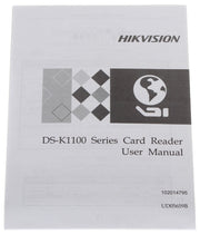 Hikvision DS-K1104M Lecteur de cartes métallique anti-vandale de la série Pro 1104
