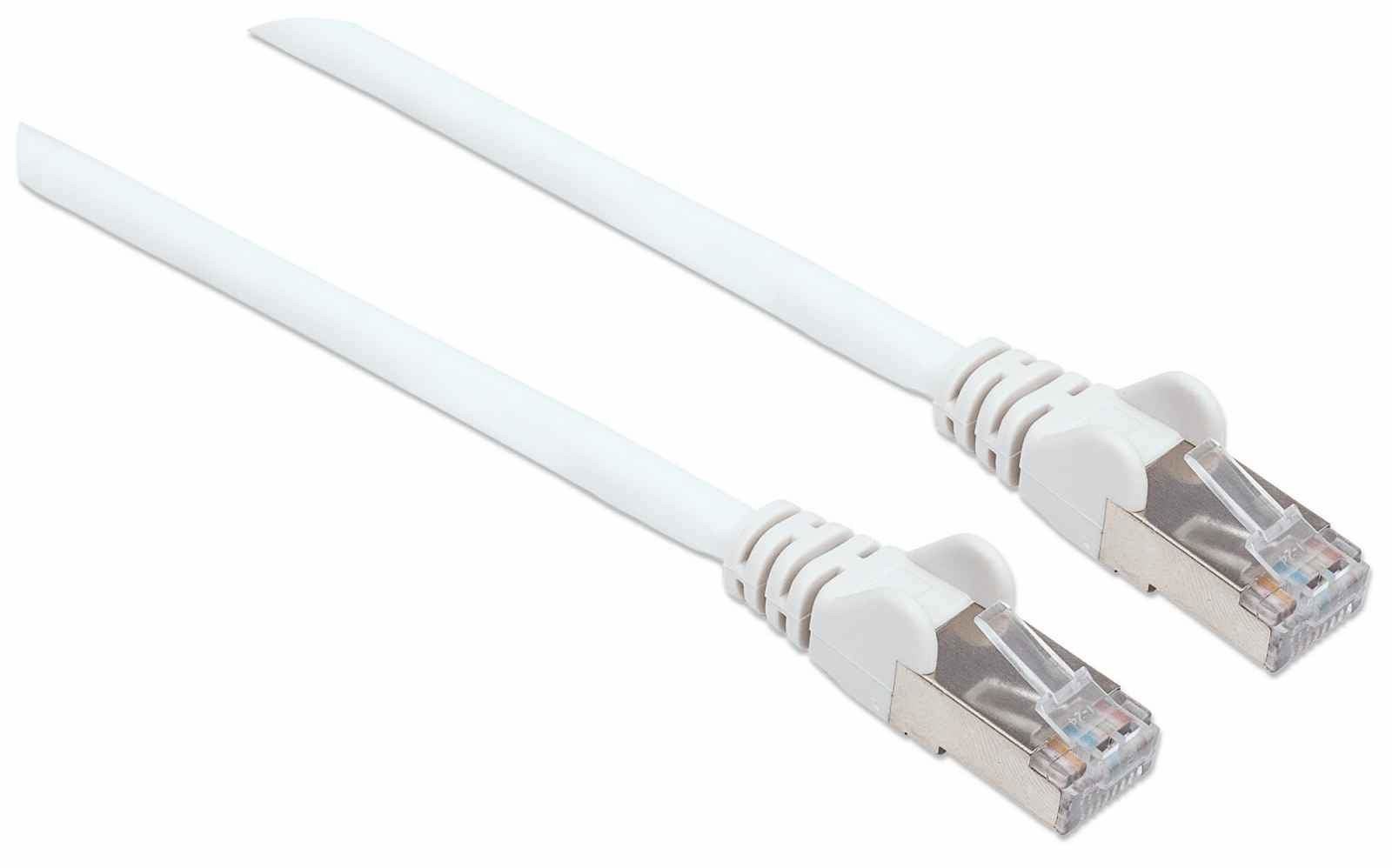 Intellinet 741361 câble de réseau Blanc 1 m Cat7 S/FTP (S-STP)