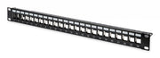 Digitus DN-91411-24 Panneau de brassage modulaire, 24 ports, équipé de 24x DN-93615