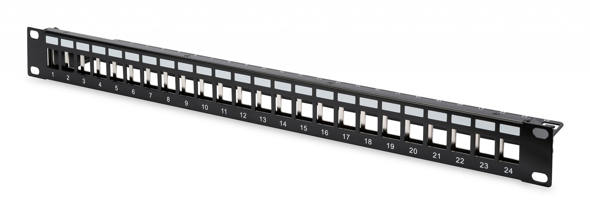 Digitus DN-91411-24 Panneau de brassage modulaire, 24 ports, équipé de 24x DN-93615