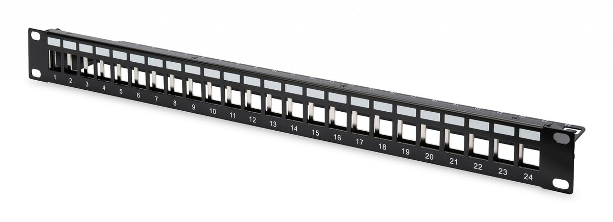 Digitus DN-91411-24 Panneau de brassage modulaire, 24 ports, équipé de 24x DN-93615