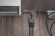 Digitus DA-70827 adaptateur graphique USB 4096 x 2160 pixels Noir