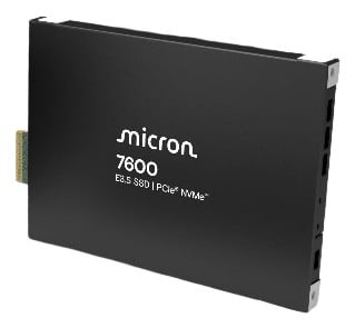 Micron 7600 PRO 15.36TB NVMe U.2 SSD