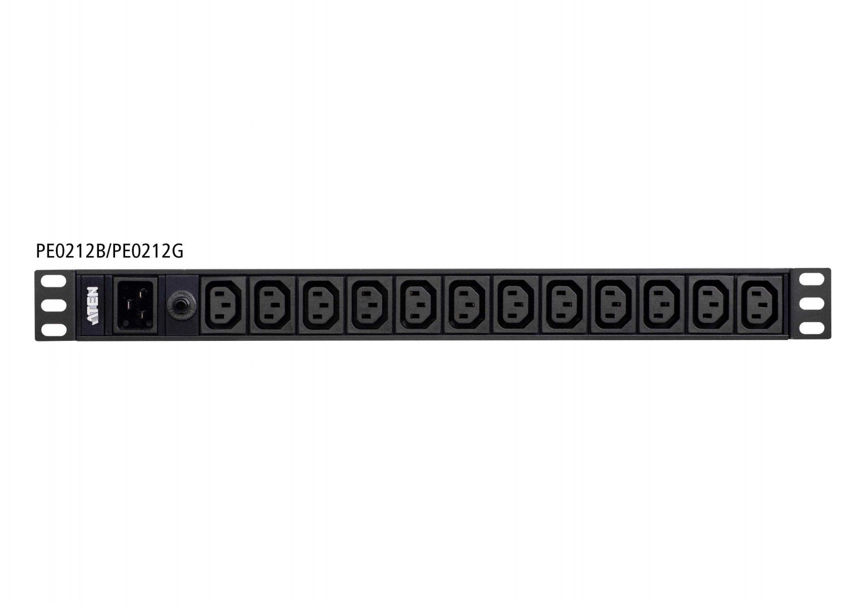 ATEN PE0212G unité de distribution d'énergie 12 sortie(s) CA 1U Noir