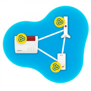 FRITZ!Repeater 3000 AX Répéteur réseau 2400 Mbit/s Blanc