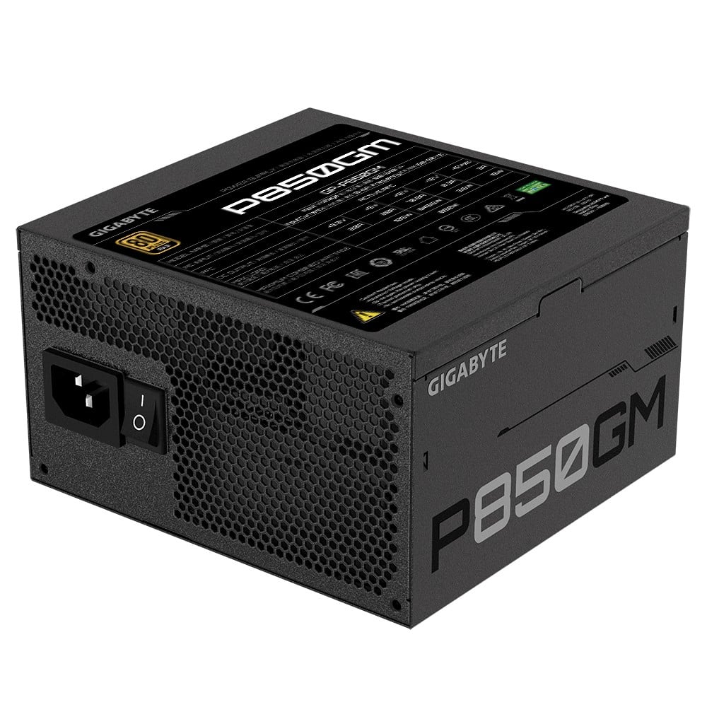 Gigabyte P850GM - 850 W - 100 - 240 V - 50 - 60 Hz - 12 A - 6 A - Actif