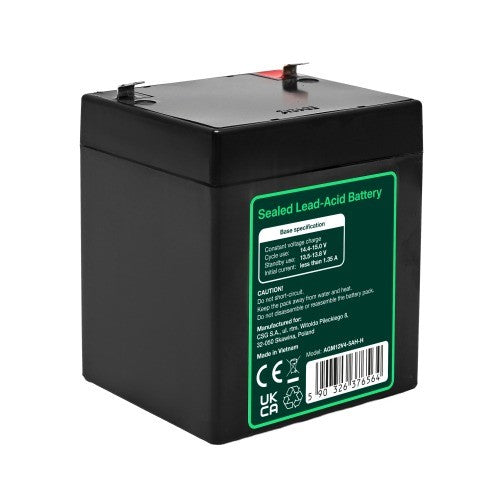 Batterie sans entretien Green Cell AGM VRLA 12V 4.5Ah pour caisses enregistreuses, jouets, caméras (90x70x106mm)