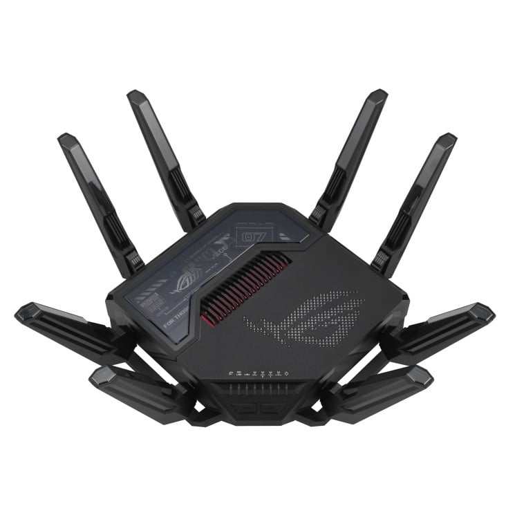 ASUS ROG Rapture GT-BE98 Quad-band WiFi 7 802.11be Gaming Router support new 320MHz bandwidth