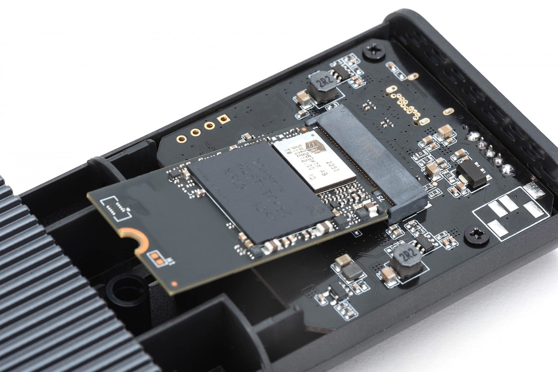 Boîtier USB 4.0 Type C pour SSD M.2 NVMe 40 Gbps, en aluminium, sans outil