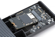 Boîtier USB 4.0 Type C pour SSD M.2 NVMe 40 Gbps, en aluminium, sans outil
