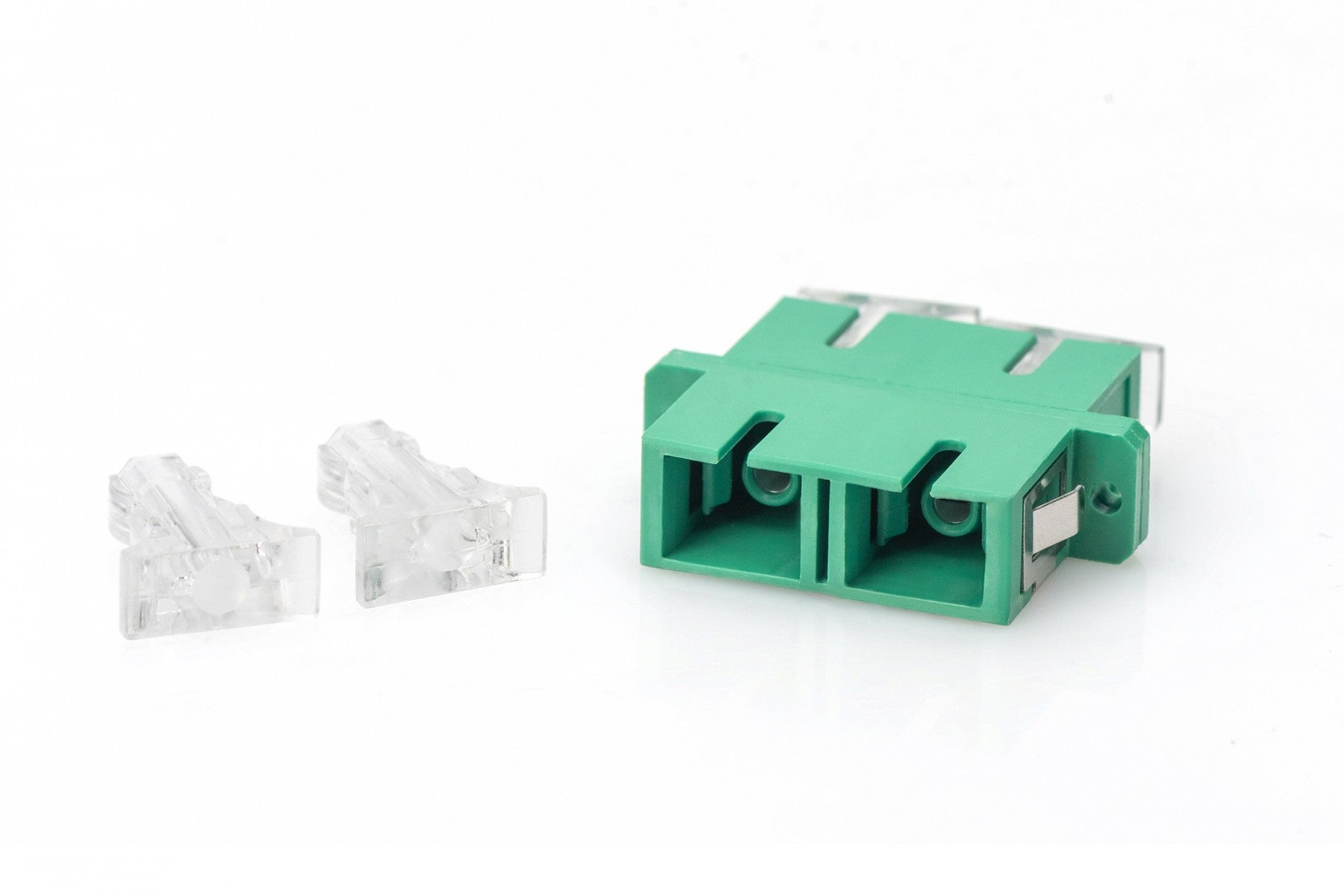 Digitus DN-96003-1APC adaptateur de fibres optiques SC/APC Vert, Transparent