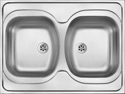 "DEANTE ZM6 3200 Évier TANGO décor 2-compartiments B/O 800x600x130, 2"" + accessoires ZM6_3200"