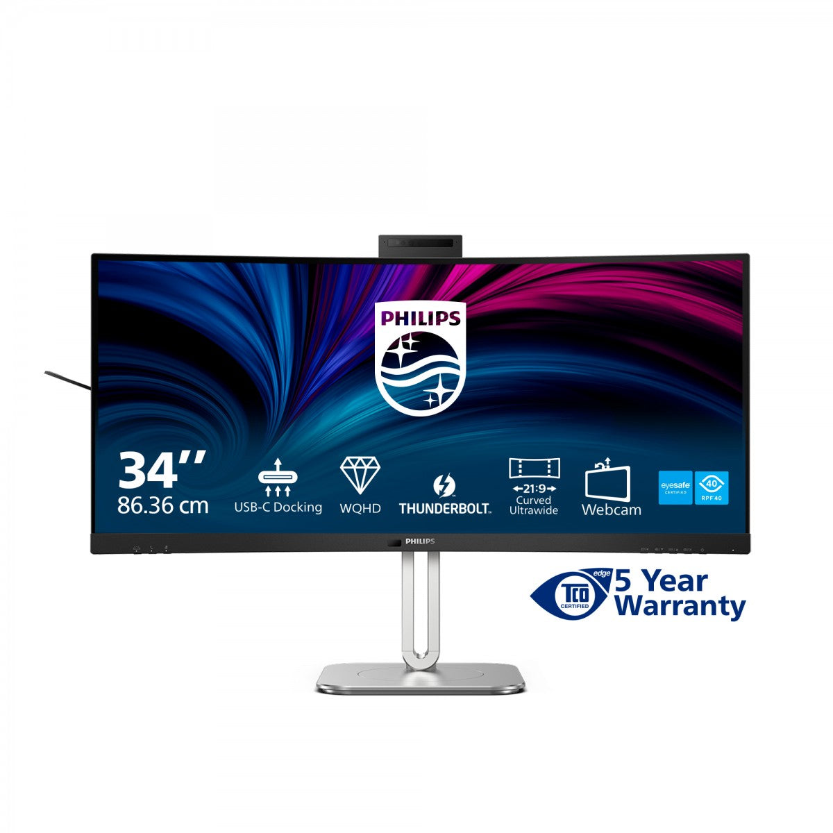 PHILIPS 34B2U6603CH 34p Curved 3440x1440 2xHDMI DP USB