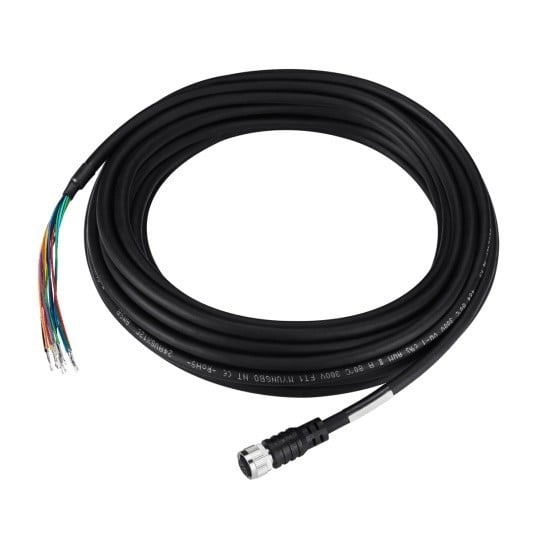 Hanwha SPP-C12050P Câble d'alimentation, couleur noire, 5m
