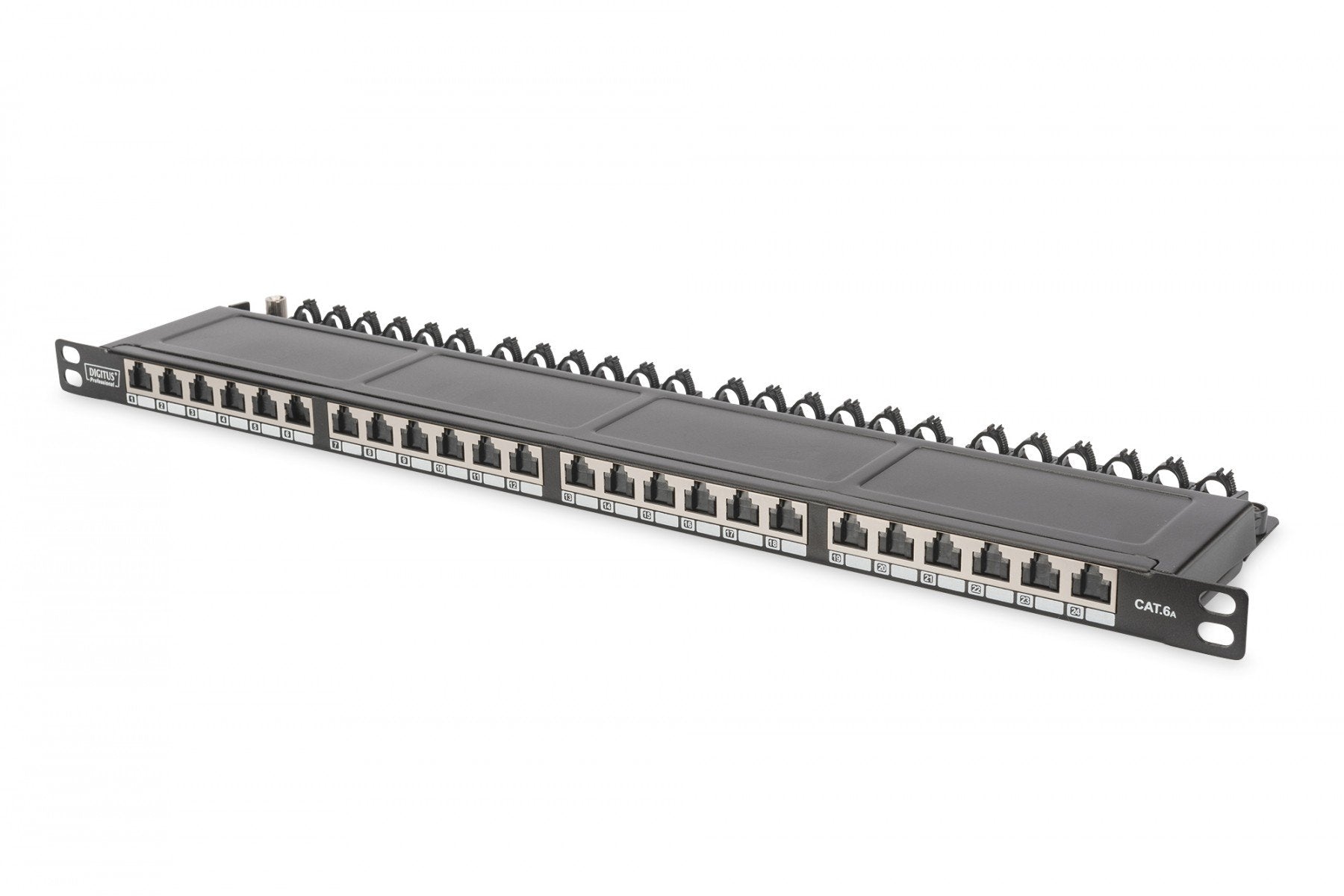 Digitus CAT 6A, panneau de brassage a haute densité de classe EA, blindé