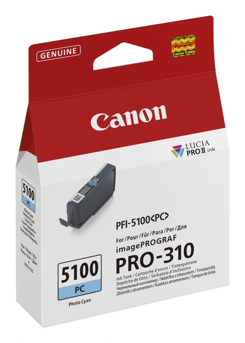 CANON PFI-5100 SERIES Photo Cyan ink tank