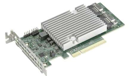 Supermicro AOC-S3816L-L16iT carte et adaptateur d'interfaces SAS