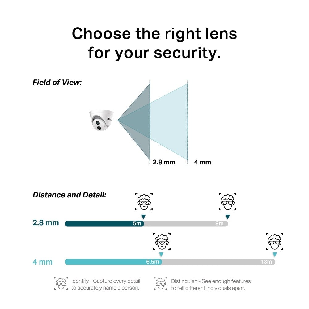 TP-LINK VIGI C440I 4MP Turret Network Camera 4mm
