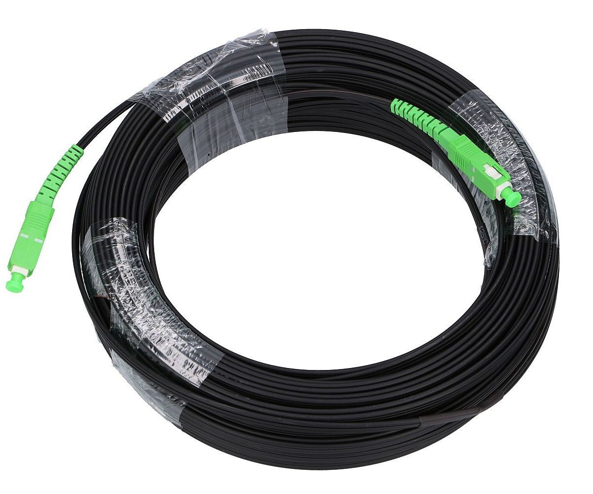 Extralink SC/APC-SC/APC Plat | Cordons de brassage | suspendu, monomode, Simplex, G.657A2, 15m