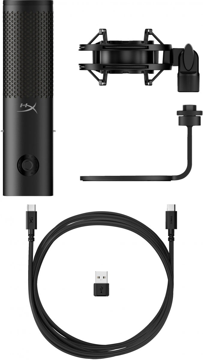 HyperX QuadCast 2 S - Microphone USB (Noir) Microphone de table