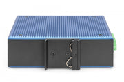 Digitus DN-651154 commutateur réseau Géré Gigabit Ethernet (10/100/1000) Noir, Bleu