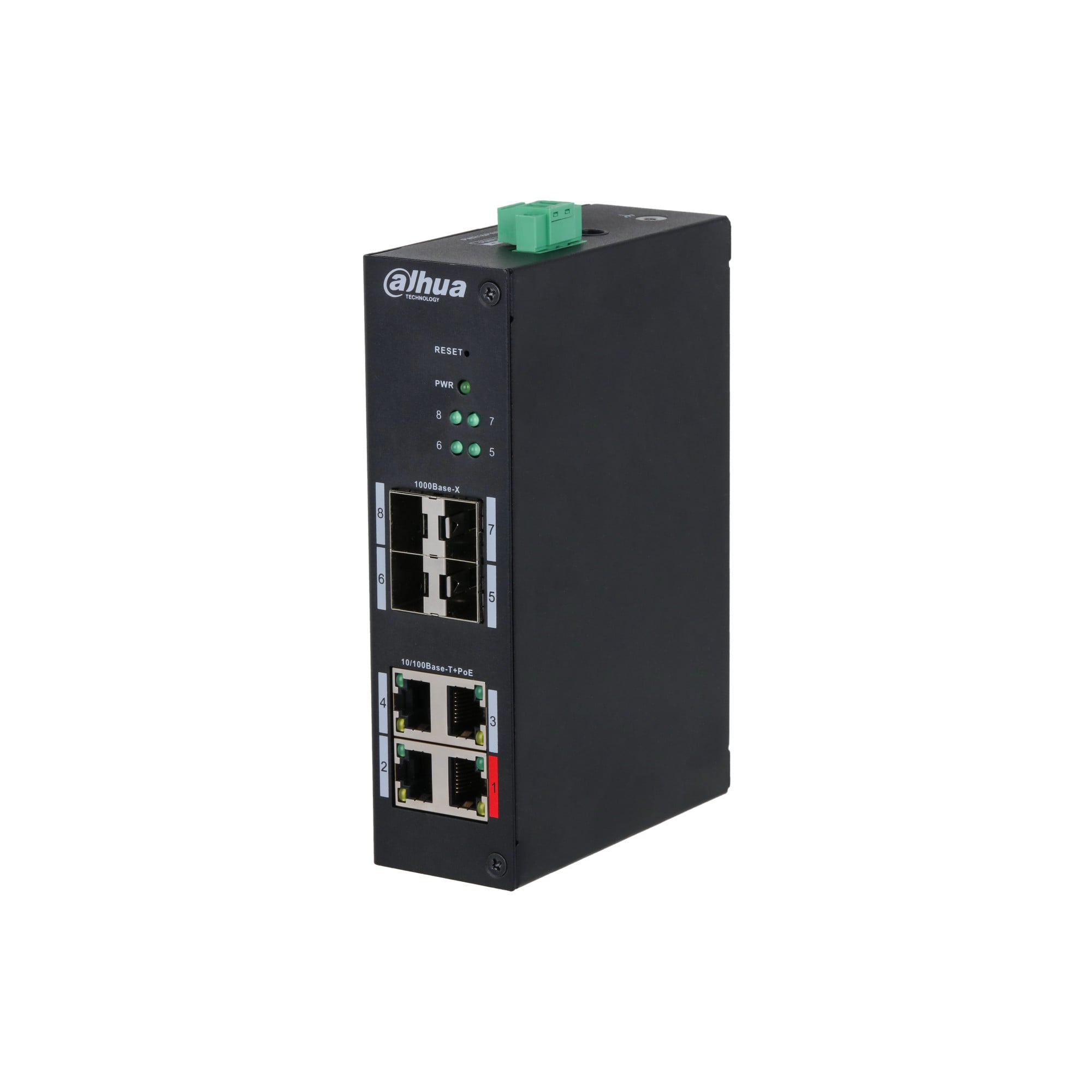 Dahua HS4408-4ET-96 8-portowy zarz¹dzany switch o wysokiej odpornoœci z 4 portami PoE