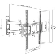 "Techly ICA-PLB 320MT Support mural pour TV 32-55"" LED/LCD 35kg pivotant inclinable"