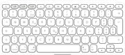 Logitech 920-012965 clavier pour tablette QWERTZ Allemand Bluetooth Blanc